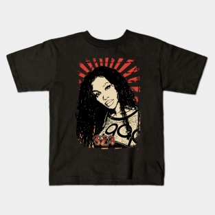 Sza /// Solana Imani Rowe Retro Vintage Aesthetic Kids T-Shirt